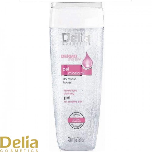 DERMO SISTEM - Micelarni gel za čišćenje lica za osetljivu kožu  200ml